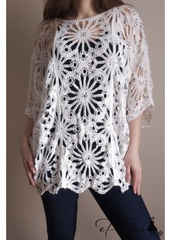 Nauja ažūrinė medvilninė palaidinė